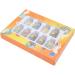 Chip Stones Set - Exquisite Colors in Glass Containers | 9 Mini Stone Bottles for DIY Projects - Portable & Versatile - Buy Online on GoSupps.com
