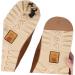 Beaupretty 2pcs Anti-Slip Leather Shoe Soles | Nonslip Sticker Pads for Heels & Sneakers | Durable Shoe Repair Pads - Assorted Colors - Buy Online on GoSupps.com