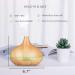 Essential Oil Diffuser Aromatherapy Humidifier Diffuser for Essential Oils with 7 LED Light Colors Timer and Auto-Off Safety Switch for Bedroom Home - 550ML - Buy Online on GoSupps.com