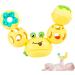 Appoo Rattleball for Babies - Soft Crab-Shaped Sensory Toy Easy-to-Hold Bite Ring for Teething & Exploration - Yellow Baby Ball - Buy Online on GoSupps.com