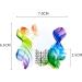 Almond Nail Forms for Gel Builder Acrylic Nails 100 Pieces LEA-SHALL Short Form Guide Stickers Nail Art Extension Tips Self-Adhesive Professional Tools for Women Girls DIY Home Salon 100Pcs Colorful - Buy Online on GoSupps.com