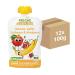 Cheeky friends Bio Quetschie banana apple strawberry & raspberry fruit puree in a squeezing bag fruit puree for children and babies from 6 months vegan gluten-free 2x 6 Pack (12 x 100g) banana apple strawberry & raspberry 12 pcs.