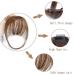 100% Remy Real Hair Clip-In Ponytail with Bangs - Natural Flat Pony Extension in Medium Brown/Blond | VD042A - Buy Online on GoSupps.com