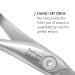 GERMANIKURE FINOX Stainless Steel Nail and Cuticle Scissors with Leather Case - Professional Manicure Tools, Ethically Made in Solingen Germany - Buy Online on GoSupps.com