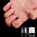TOEDO French Short Acrylic Nail Tips 1000PCS Half Cover False Nails - Natural Style for DIY Nail Art - Nail Salon Quality - With Storage Box - Buy Online on GoSupps.com