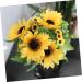 HOMSFOU 4 Pcs Wedding Boquets Flowers Wedding Decor Sunflower Artificial Sunflower Household Decor Floral Decor Plant Decorations Groom Lapel Ornament Eps Artificial Flowers Yellowx2pcs 30cmx2pcs - Buy Online on GoSupps.com
