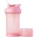 BlenderBottle ProStak System 22oz Shaker Bottle with Pill Organizer, Rose Pink - Buy Online on GoSupps.com