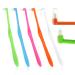 TIESOME Single End Tufted Toothbrush 5 Pcs Interspace Tooth Brush Tapered Trim Tooth Cleaner Interdental Toothbrush Tuft Gap Toothbrush for Orthodontic Detail Cleaning