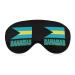 The Pride of The Bahamsa Flag Sleep Mask Eye Cover for Sleeping Blindfold with Adjustable Strap Blocks Light Night Travel Nap for Men Women