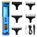 KEMEI Blue Hair Clippers for Men Cordless Clippers for Hair Cutting Professional Barber Clippers USB Rechargeable Wireless Haircut Clippers km-075