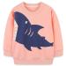 Girls Sweatshirt for Kids Cotton Top Casual Jumper Girl T Shirt Toddler Clothes Long Sleeve Pullover Age 1-12 Years 4-5 Years Shark