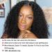 UNICE V Part Wig Jerry Curly 20 Inch - Beginner Friendly 150% Density Brazilian Virgin Hair - No Glue No Sew In - Black Women's Upgrade U Part Wig - Buy Online on GoSupps.com