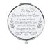 FEELMEM to My Daughter in Law Compact Mirror Bridal Shower Gift Future Daughter in Law Makeup Mirror Bride Wedding Gift (to My Daughter-in-Law-Mirror)