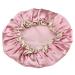 Glamza Luxury Waterproof Shower Cap - Pink & Pink Rose | Stylish Hair Protection for All Hair Types - Buy Online on GoSupps.com