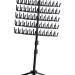 predolo Braiding Hair Rack Standing Standing Braid Rack 144 Pegs Double Sided Standing Hair Stand for Braiders Hairstylists black - Buy Online on GoSupps.com