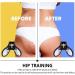 Besportble Hip Exerciser | Effective Muscle Trainer for Hip Inner Legs & Pelvic Floor - Perfect for Yoga & Fitness - Buy Online on GoSupps.com