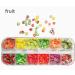 2 Boxes 3D Fruit Polymer Slices DIY Nail Art Slices Nail Art Fruit Slices Colorful Crystal Flower Fruit Clay Nail Slice Nails Sequins DIY Crafts Slime Making Nail Art Random Colors - Buy Online on GoSupps.com