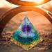 Buy Orgonite Pyramid Crystal - Reiki Amethyst Chakra Meditation Home Decor | Perfect Valentine's Day Gift - Buy Online on GoSupps.com