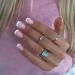 SINLOV Short Square Fake Nails Glossy Press on False Nails Pink Nude Ballerina Artificial Finger Nails French Full Cover False Nails for Women and Girls