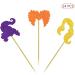 MATTTIME I Put A Spell On You Cake Topper Halloween Hocus Cupcake Pocus Toppers Party Decoration Witch Food Picks Glitter Fall Supplies - Buy Online on GoSupps.com