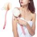 JAMSTONE Long Handle Bath Brush 2 in 1 Shower Sponge Set for Men and Women - Exfoliating Back Scrubber - Buy Online on GoSupps.com