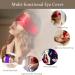 EleCharm Silk Satin Sleep Mask Set - 4-Pack Eye Mask Blindfold Band with Light Cover - Multi-Functional 59inch - Rose Red and Black - Buy Online on GoSupps.com