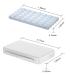 Braces Wax 10 Pack - White & Blue Orthodontic Wax with Vitamin E Aloe Vera & Mint - Includes Storage Case & Applicator for Ultimate Comfort - Buy Online on GoSupps.com