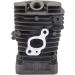 Top-Quality Cylinder Piston Kit Replacement for Poulan 1900 1950 2025 2050 2055 2075 2175 2250 2375 - 41mm Complete Top End Rebuild Kit | International Shipping - Buy Online on GoSupps.com