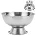 Premium Stainless Steel Shaving Soap Dish & Mug - Stabilized Base Shaving Cup & Brush Holder for Home & Salon Use - Buy Online on GoSupps.com