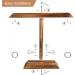 Tigvio Large Size 16X13 Inch Hook and Ring Toss Game for Adults  Party Shot Ladder Board Game  Bar Games for Adults Indoor Tabletop  Bang Spring Ring Hook Game  Ring Game on a String BROWN - Buy Online on GoSupps.com