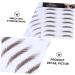 4pcs Eyebrow Stickers Waterproof Makeup Peel off Brow 6d Hair-like Eyebrows Stickers Transport Tool 21x15cm Brown - Buy Online on GoSupps.com