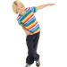 Mud Kingdom Little Boys T-Shirts Rainbow Stripe - 6 Years - Green - Short Sleeve - Buy Online on GoSupps.com