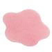 Shower foot scrubber shower foot cleaner with suction cup shower foot scrubber clean smoothing peeling and massage foot scrubber for shower and foot cleaner (pink)