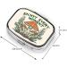 Magic Mushrooms Pill Box - 2 Compartment Mini Medicine Organizer | Portable Metal Storage for Vitamins & Medications - Buy Online on GoSupps.com