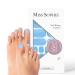 Original Miss Sophie Pedi Wraps I Into the Blue Pedicure I 27 Ultra-D nne nail polish stripes single-colored for tooths I sticks to natural and painted acrylic gel & shellac nails