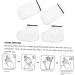 minkissy 6 Pairs Hand and Foot Mask Paraffin Wax Mitt Wax Socks Paraffin Bath Bags for Hand Paraffin Wax Foot Liners Wax Tools Manicure Gloves Thickened Gloves Tool Kit Spa Polyester White - Buy Online on GoSupps.com