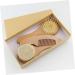 Organic Bamboo Baby Hairbrush Set for Natural Hair Care - Wooden Comb and Soft Wool Bristles for Infant Scalp and Toddler Bathing Essentials - Buy Online on GoSupps.com