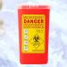 EXCEART Biohazard Sharps Disposal Container - Small Portable Needle and Syringe Disposal for Travel and Home Use (Red) - Buy Online on GoSupps.com