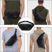 Bawnbag Belt Pocket - Water-Repellent Hip Pocket with Bottle Holder for Hiking & Outdoor Activities | Unisex Black Belt for Men & Women - Buy Online on GoSupps.com