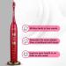 Wagner & Stern WHITEN+ Smart Electric Toothbrush with Pressure Sensor - 5 Modes, 3 Intensity Levels, Premium Travel Case - Ruby Red - Buy Online on GoSupps.com