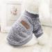 Idepet Classic Knitwear Fleece Sweater for Small to Medium Dogs - Grey - Buy Online on GoSupps.com