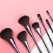 Makeup Brush 10 Makeup Brushes Set The Curved Handle for Blush Brush Foundation Brush Eye Brush Sets - Buy Online on GoSupps.com