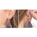 6 Pairs Adjustable Earring Lifters | Hypoallergenic Secure Backs | 18K Gold Plated & Sterling Silver | Heart, Crown, Clover Styles - Buy Online on GoSupps.com