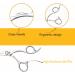 PURPLEBIRD 6 Inch Hairdressing Scissors - Professional Barber Shears with Ball Bearing Tension System - Japanese Stainless Steel - for Men, Women, and Kids - Silver Straight Design - Buy Online on GoSupps.com