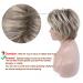 Rosa Star Ombre Brown Mixed Blonde Short Wig with Bangs | Natural Curly Synthetic Hair | Heat Resistant | Full Wig for Women - Buy Online on GoSupps.com