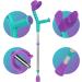 ORTONYX Kids Walking Forearm Crutches (1 Pair) - Lightweight Aluminum, Adjustable Support for Children and Short Adults up to 220lb - Turquoise/Purple, Youth Size - Buy Online on GoSupps.com