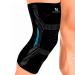 Nativodex Kniebandage compression for women and men anti-slip compression sports knee capage for relaxation in meniscus tear ACL and arthritis blue XL