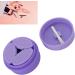 Travel Silicone Makeup Containers Trinkets Pills Silicone Cream Jars with Spoon Leakproof Portable for Outdoor (Purple) - Buy Online on GoSupps.com