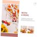 OUNONA 4 Boxes Thanksgiving Pendant Ornament Decor Festival Hanging Gnome Wooden Pendant Manual Accessories - Buy Online on GoSupps.com