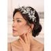Kercisbeauty Crystal and Pearl Headband for Women Wedding Bridal Headpiece Jewelry Art Deco Handmade Heavy Hair Accessories Collection - Buy Online on GoSupps.com